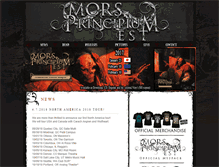 Tablet Screenshot of morsprincipiumest.com